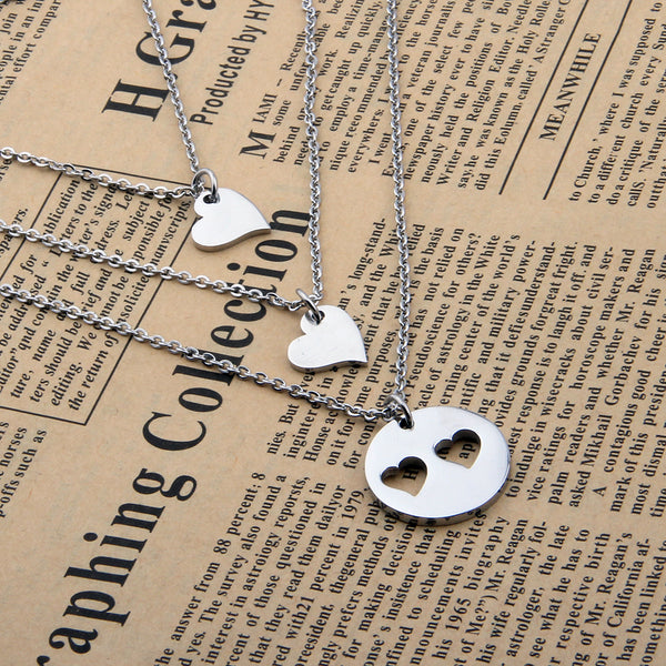Mother and Daughters Necklace Set for Mom and Daughter