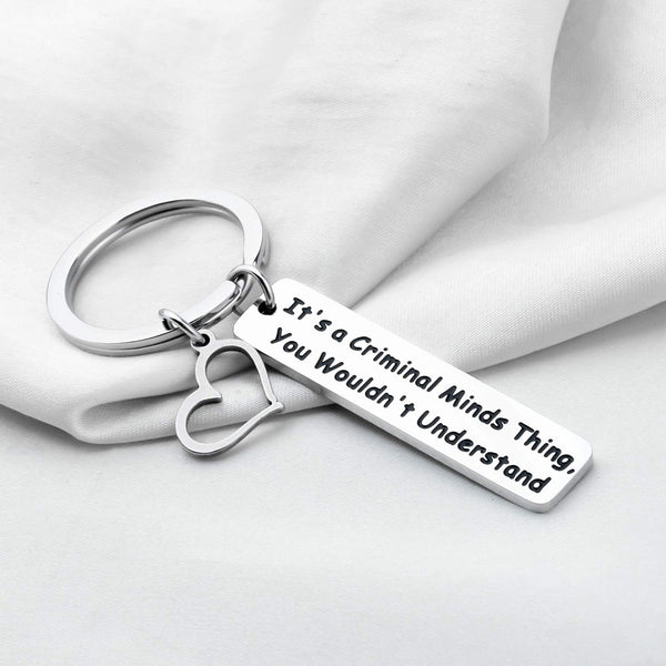 Criminal Minds Inspired Gift It's A Criminal Minds Thing You Wouldn't Understand Keychain Criminal Minds Fans Gift