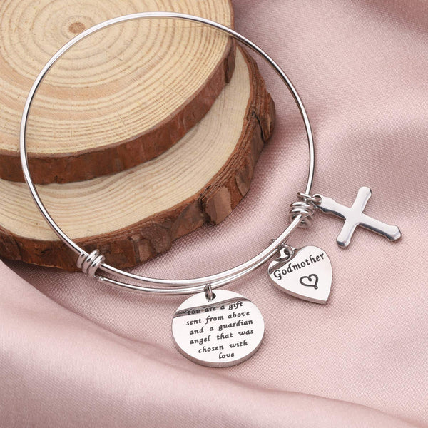MYOSPARK Godmother Bracelet Godmother Proposal Gifts from Godchild A Godmother is a Gift Sent from above a Guardian Angel that was Chosen with Love
