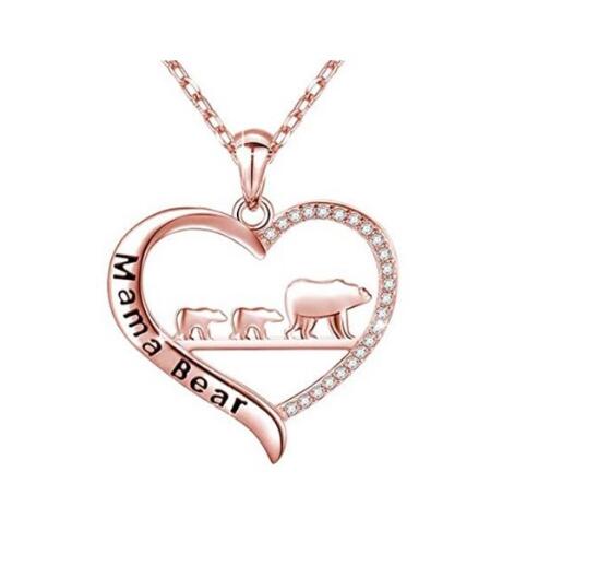 Mama Bear Necklace Perfect Gift for Wife and Mom Mother's Day gift