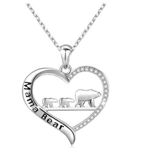 Mama Bear Necklace Perfect Gift for Wife and Mom Mother's Day gift